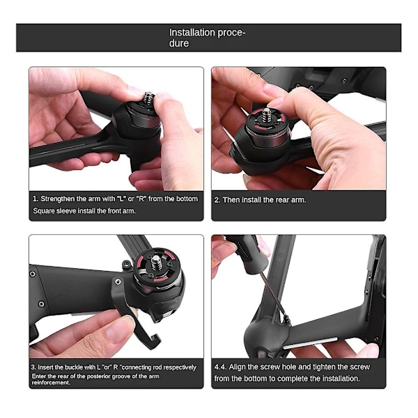 för Fpv Combo Underhållsarm Förstärkning Drone Arm Bracers Protector Drone Ersättning för Fpv D-WELLNGS