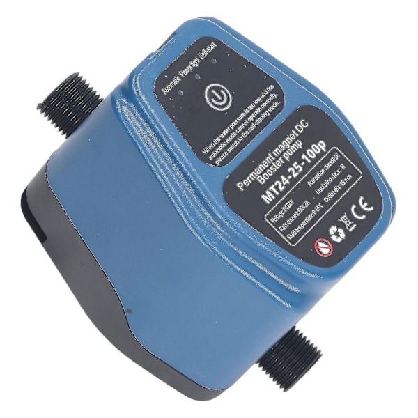 Vedenpaineen tehostuspumppu 100w 24v 25l Ip56 Älykäs tunnistus Automaattinen suihkun tehostuspumppu 100240v-WELLNGS 0 EU Plug