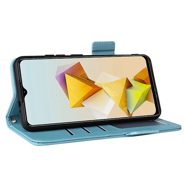 Flipfodral i läder med kortfack för ZTE Blade A73 Pro 5G/A73 5G/Optus X Pro 5G - WELLNGS Style F