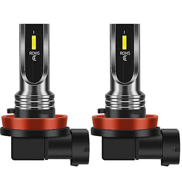 80W 2000lm H7 LED Bilstrålkastare Konverteringslampor Canbus Glödlampor Beam 6000k H7 Led-WELLNGS