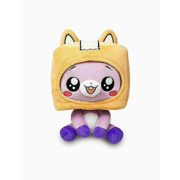 Lankybox Boxy + Foxy + Rocky Plysch Mjukt Gosedjur Leksak Barn Spelfigur Gosedjursdocka - WELLNGS 3FOXY 25CM