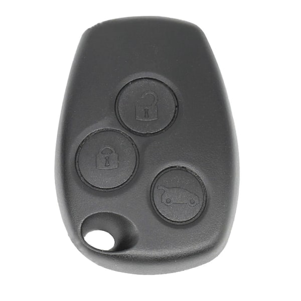 2/3 Knapper Bil Fjernbetjening Nøgle Skal Fob Etui Cover Kompatibel med Renault Clio Trafic Twingo Kangoo Master Modus Dacia Duster Sandero-WELLNGS 2 Buttons