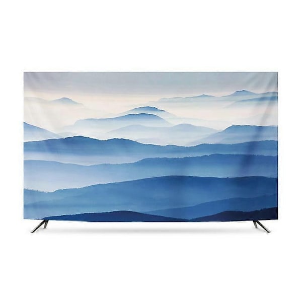 TV Dæksel TV Dæksel Mikrofiber Vaskbar Skærm Dekoration til 22-80 Tommer TV - WELLNGS L1 42 inches