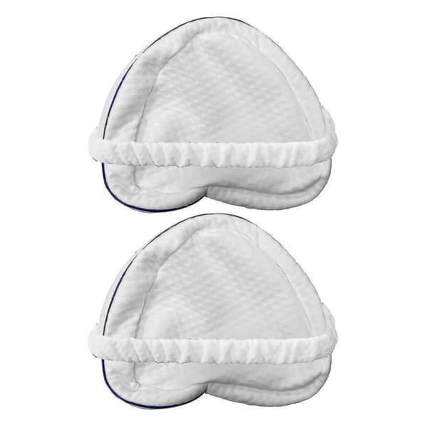 2 stk. Knæpudebetræk Elastisk Rem med Lynlås Benpudebetræk Blødt Åndbart - WELLNGS