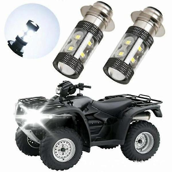 H6m LED Forlygte Pære Til Yamaha ATV Thsinde Hvidt Lys WELLNGS