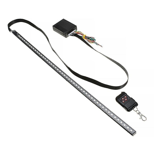 56cm Rgb 48-led Knight Night Rider Led Strip Scanner Lysbjælker Fjernbetjening Atmosfære Dekorative Lampe-WELLNGS SPAIN