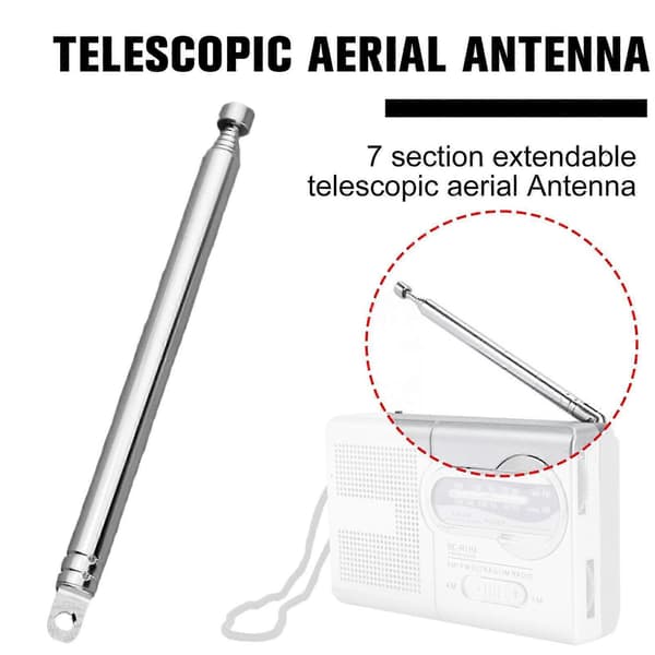 Teleskopisk Antenne til Radio - WELLNGS