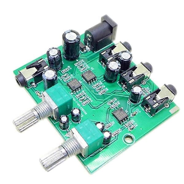 AU-202 2 Input 2 Output Stereo Mixer Audio Distributor - WELLNGS