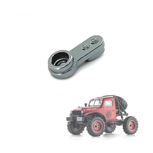 Metallservohorn för Fms Fcx24 1/24 Rc Crawler Bil Uppgraderingsdelar Reservdelar Tillbehör,titani-WELLNGS