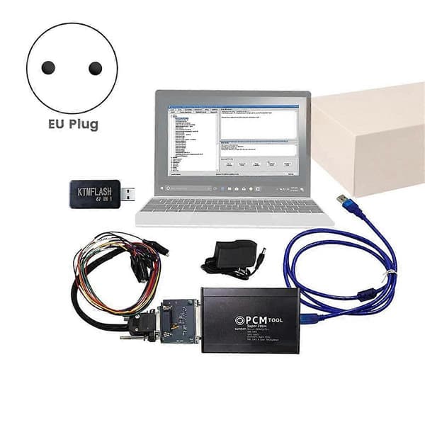 [Legg til DCM6.X og DCM7.X] ECUHELP PCM-verktøy Super J2534 67 i 1 PCM-.2.0 ECU-programmerer Offline Work EU-plugg-WELLNGS