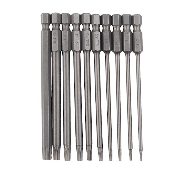 10-osainen ruuvimeisselisarja 100 mm monikäyttöinen ruuvimeisselisarja magneettisella työkalusarjalla - WELLNGS 0 0