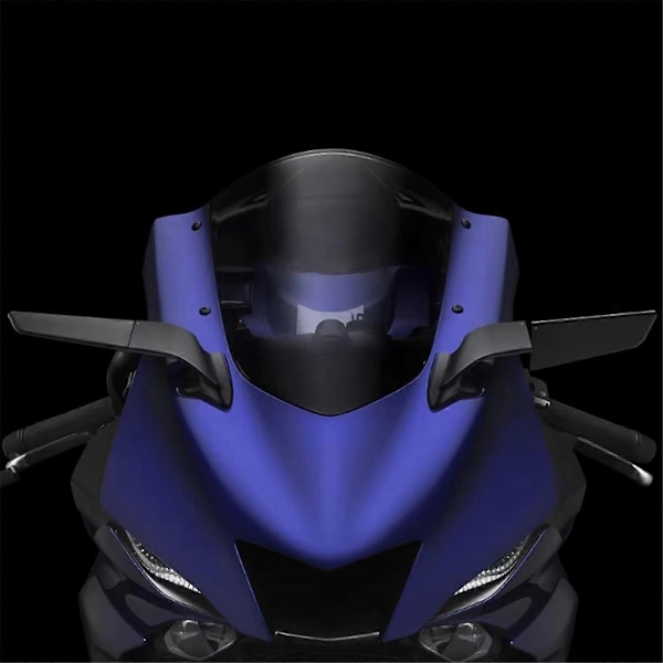 Motorcykel bakspejl usynligt bakspejl sports bagvinge bakspejl kit justerbart bakspejl til YZF R7 YZFR7-WELLNGS