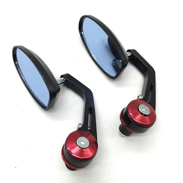 Motorsykkel Cruiser Chopper ATV 7/8'' 22mm Styreende Bakspeil Kompatibel med Ducati Monster 620 696 750 796 900 1000 1100 S2R-WELLNGS black
