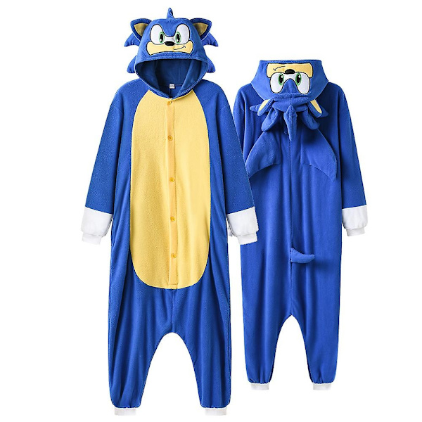 Ku Kigurumi Anime Onesies Kvinner Menn Overalls Morsom Søt Dress for Voksen Vinter Pyjamas Festival Antrekk Dyrekostymer Jumpsuit Høy Kvalitet-WELLNGS SQ-14 XL( fit 174-185cm)