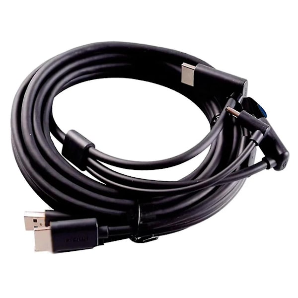 3-in-1-lisävarusteiden vaihtokaapeli - yhteensopiva 5 m, USB, Power Vr -pelit - WELLNGS