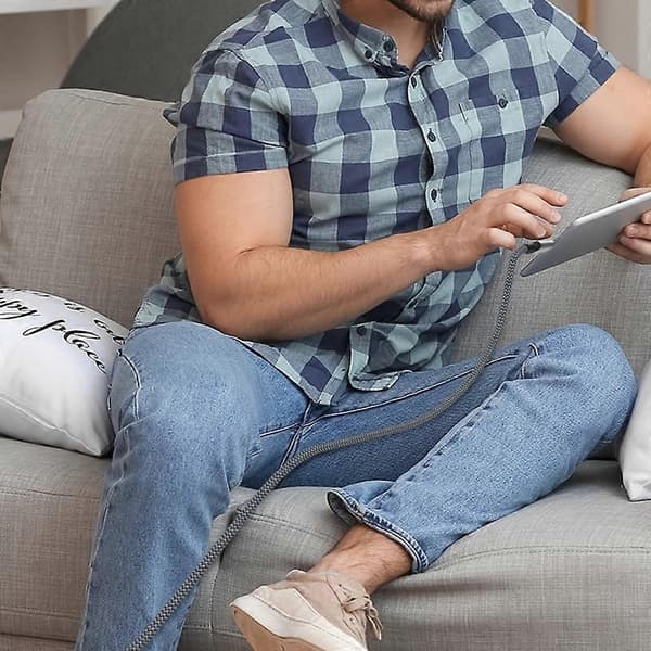 USB C till Typ C Förlängningskabel PD60W Snabbladdningskabel Data-WELLNGS 1m