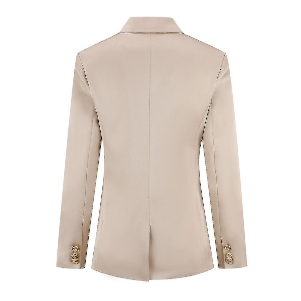 Yunclos Naisten 2-osainen ammattimainen liiketoiminnan Slim Suit -sarjat-WELLNGS Apricot XL