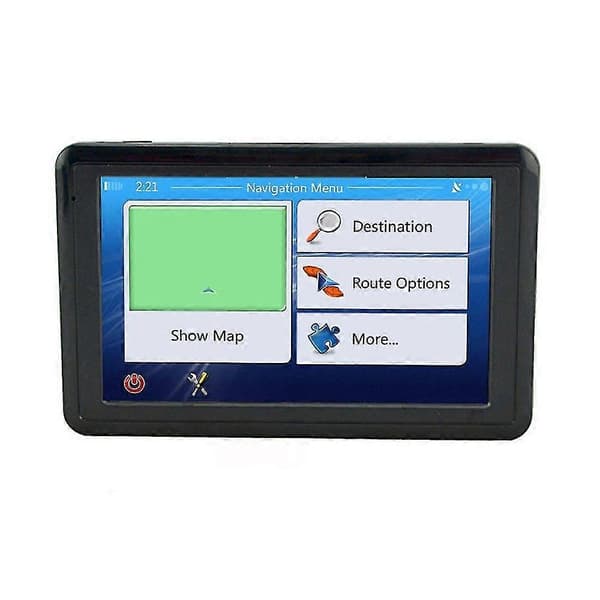 5 tommer navigationsenhed navigationssystem navigation med stemmevejledning - WELLNGS