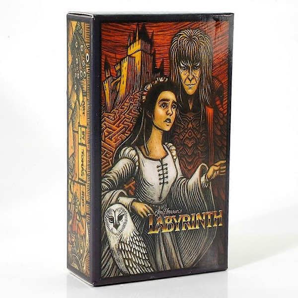 Circle of Life Tarot Fortune Telling Oracle Cards Tapet Familie Fest Uformell Brettspill med PDF Guide - WELLNGS Labyrinth Tarot