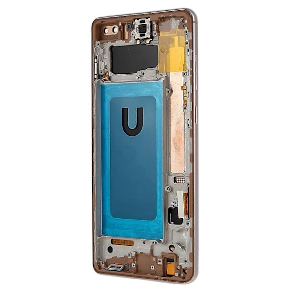 for Samsung Galaxy S10 Plus G975 LCD-skjerm og Digitizer-enhet + Ramme Erstatningsdel - WELLNGS Style E