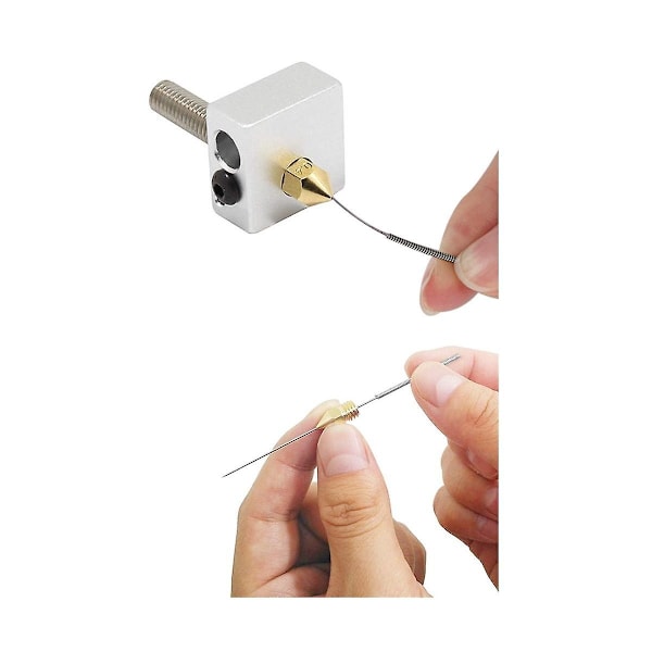 24 st Mk8 mässingsmunstycke för 3d-skrivare Hotend 1,75 mm filament J-head Cr10 värmeblock för Ender3 Hot-WELLNGS