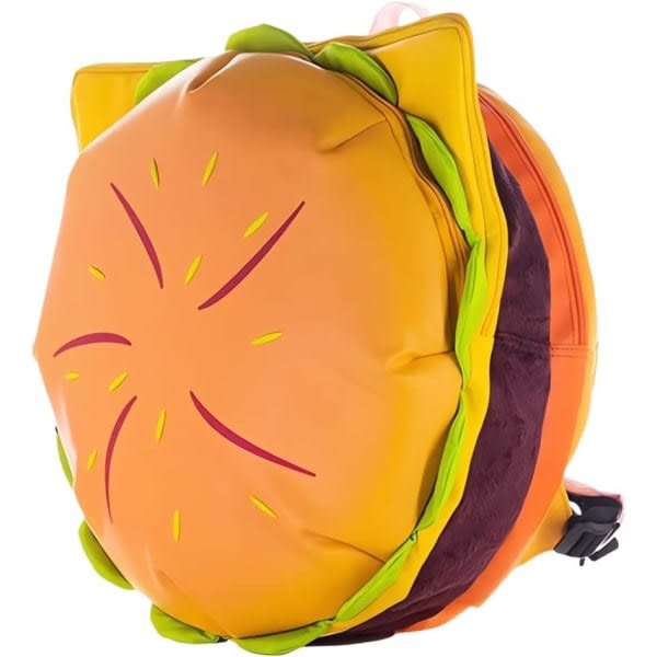 Cheeseburger Backpack Multi Compartment Cosmic Burger, Cheeseburger, Ryggsäckar-WELLNGS
