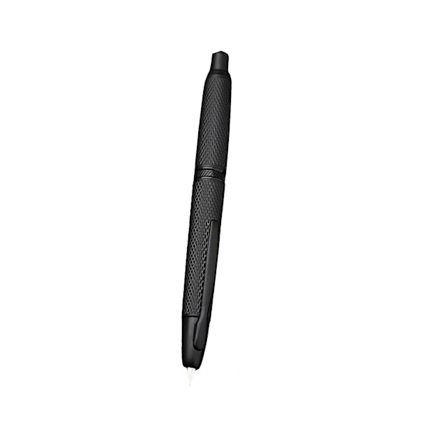 Majohn A1 Tryk Metal Fyldpen med Klips Iridium Ekstra Fin Nib 0,38 mm Kontor Fg-WELLNGS Black Reverse Scale