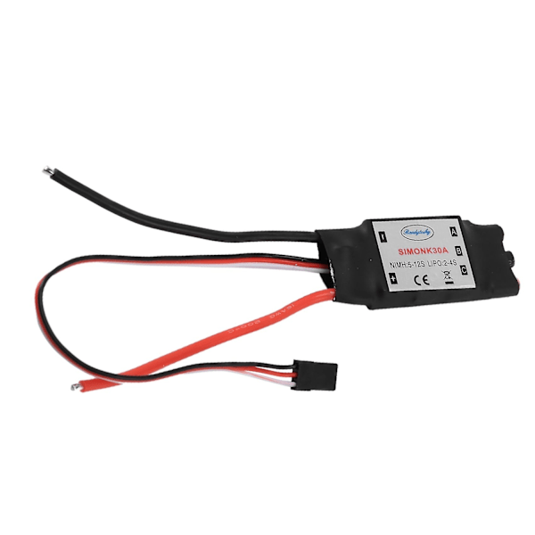 4x Simonk 30a ESC Harjaton Nopeudensäädin Bec 2a Quadcopterille F450 X525-WELLNGS