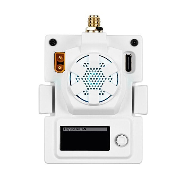 for Elrs Mini Tx Module 2.4g 915mhz Oled Screen Built-in Cooling Fan for Tx16s Tx12 X9d Plus Q X7 F-WELLNGS