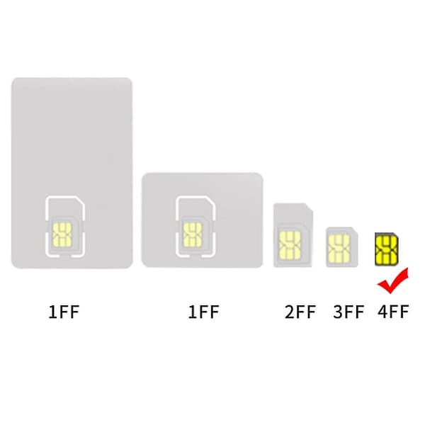 6-platsadapter Mini-SIM med oberoende S Kompatibel med Android-WELLNGS