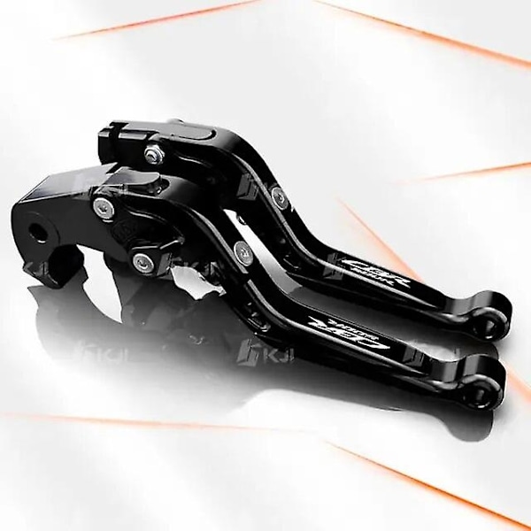 for Honda CBR500R CBR 500R 2013-2021 Justerbar Clutchspak og bremsespaksett Justerbar sammenleggbar håndtaksspak Motorsykkeltilbehør DelerMotor-WELLNGS Black