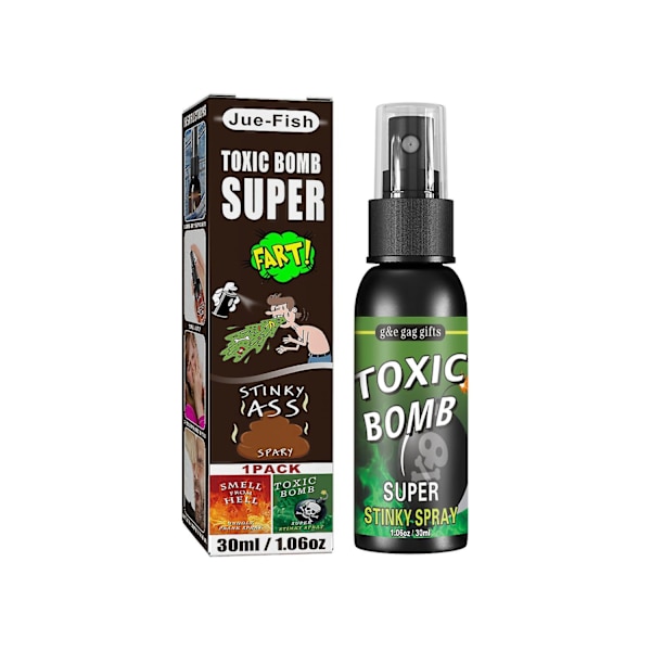Haju Prank Spray, Stinky Ass Toxic Bomb Prank Fart Spray, Stinky Prank Liquid Spray Funny & Smells Bad-WELLNGS Bomb smell