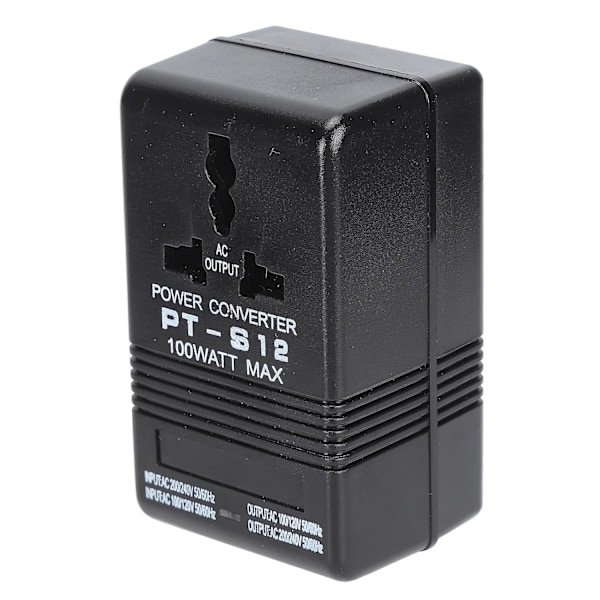 Spänningsomvandlare AC 100V-120V till 220V-240V Step Up Buck Strömadapter Transformator 100W-WELLNGS
