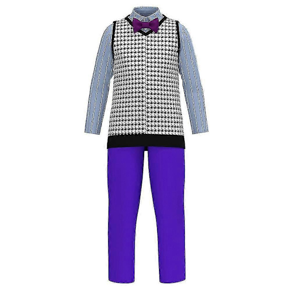 Inside Out 2 Lasten ja Aikuisten Halloween-Karnevaali Cosplay-Esitysasu Z-WELLNGS Fear L