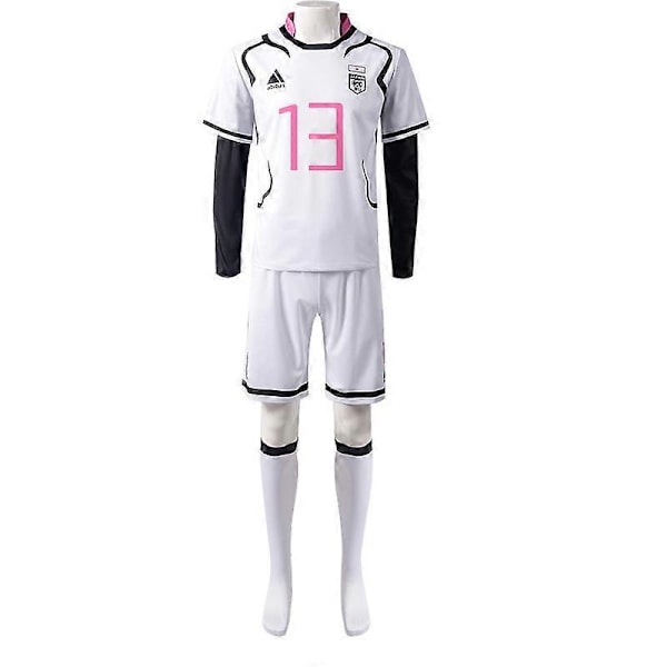 Blue Lock Shido Ryusei Cosplay-asu Oliver Aiku Cosplay-peruukki, Yläosa, Shortsit, Urheiluasu, Jalkapallojuhlasarja -WELLNGS Set 13 XXL