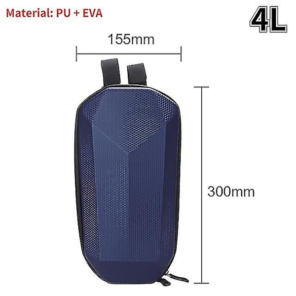 1/2/3/4/5l Scooter Front Bag Stor Kapasitet Skateboard Hengeveske Pakkepose Hengeveske for Xiaomi M365 Scooter Tilbehør-WELLNGS 4L Storage Bag 08