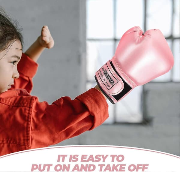 Rosa boksehansker for trening og sparring - WELLNGS