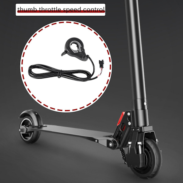 EBike Elcykel Tommelgas, FT-21X Fingergas Accelerator, Hastighedsstyring til Ebike-WELLNGS 0 0