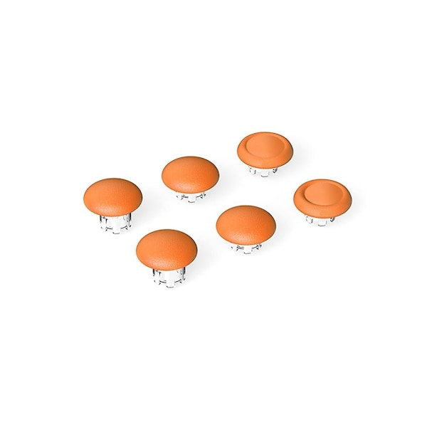 Silicone Rocker Replacement Analog Stick Joystick Thumbsticks Cap for Ps5 Edge-WELLNGS Orange