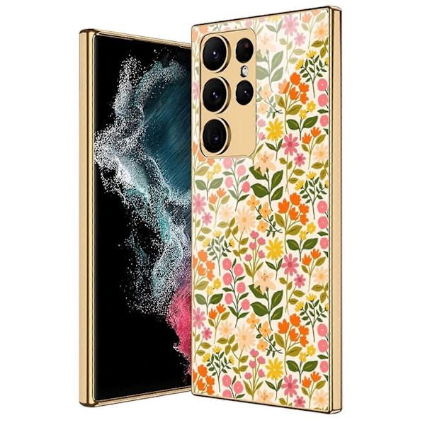 Galvanointimaalattu suojakuori Samsung Galaxy S23 Ultra / S23 Plus / S23 -puhelimille - WELLNGS B for S23