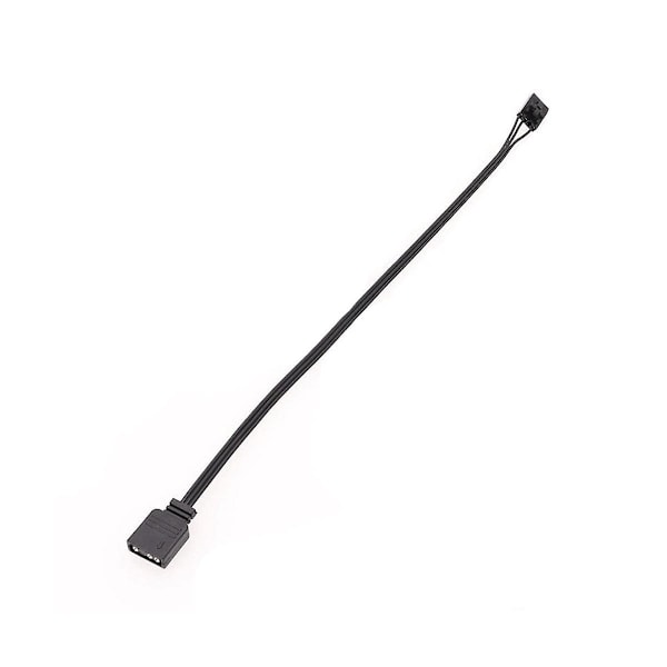 4-napainen RGB - Standardi ARGB 3-napainen 5V sovitinliitin RGB-kaapeli 25cm - WELLNGS