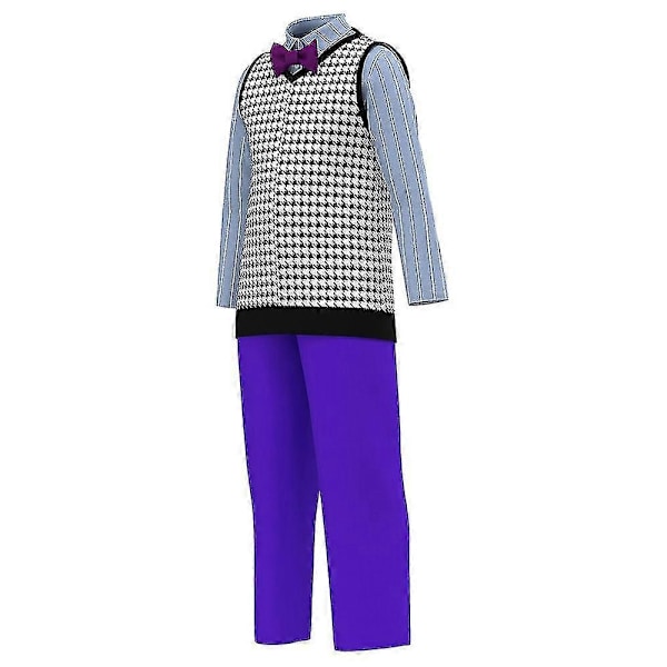 Inside Out 2 Lasten ja Aikuisten Halloween-Karnevaali Cosplay-Esitysasu Z-WELLNGS Fear S