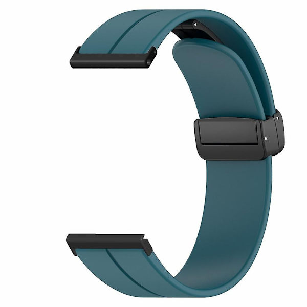 24mm silikonihihna Suunto Spartan Sport Wrist HR Baro/ Suunto 7 -kellolle (paksu jousipuikko) - WELLNGS Rock Cyan