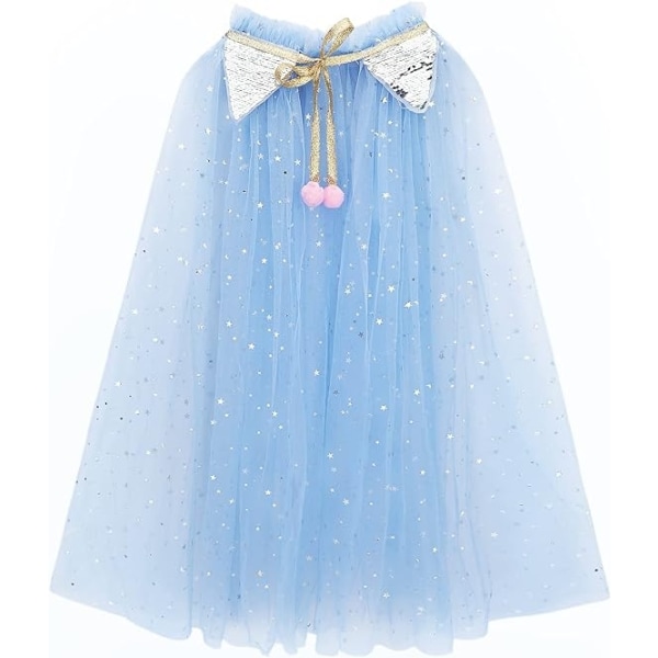 Princess Cape Colorful Princess Cloak, Princess Dress，L-WELLNGS