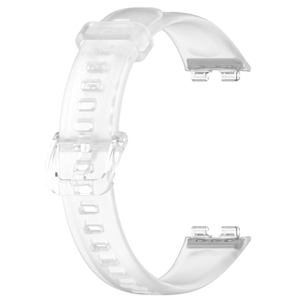 Kompatibel med Huawei Band 8 Silikonreim Vanntett Myk Klokkereim-WELLNGS Transparent Type C Huawei Band 8