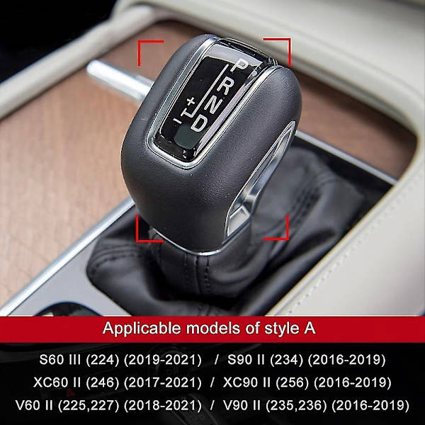 Gearskifte-knaphåndtag til Volvo Xc60 Xc90 S60 V60 S90 V90 S80-WELLNGS