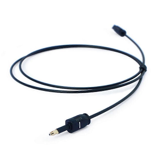 Digitaalinen Toslink - 3,5 mm optinen SPDIF-äänikaapeli, kullattu, 1/1,5/2/3m/5m - WELLNGS 5m
