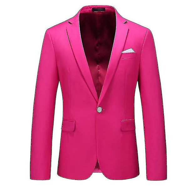 Moderne herreblazer til forretning og fritid - WELLNGS rose red 3XL