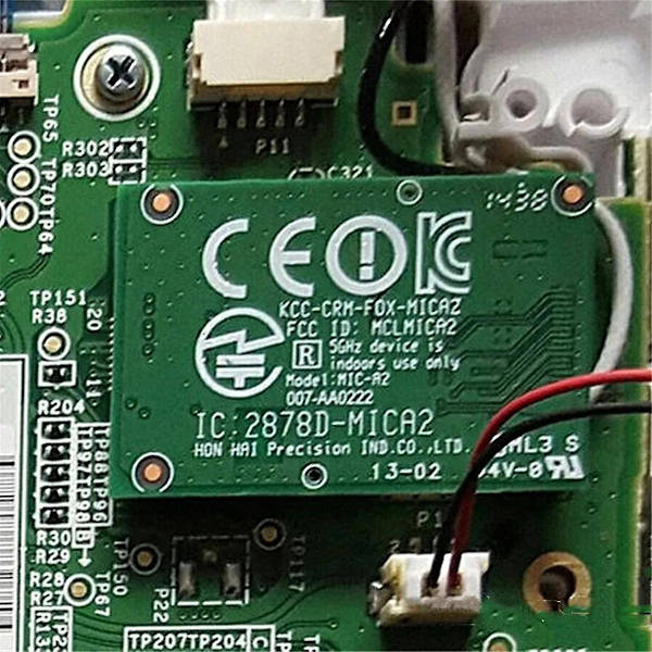 2878D-MICA2 Trådløs WiFi-kort til U Pad MICA2 Udskiftning for Pad Bluetooth-kompatibelt kredsløbskort-WELLNGS