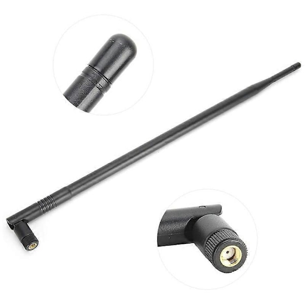 12DBI WiFi-antenn, 2,4G/5G Dual Band Hög Förstärkning Lång Räckvidd WiFi-antenn med RPSMA-kontakt för W-WELLNGS